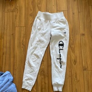 White champion, joggers size women’s extra small